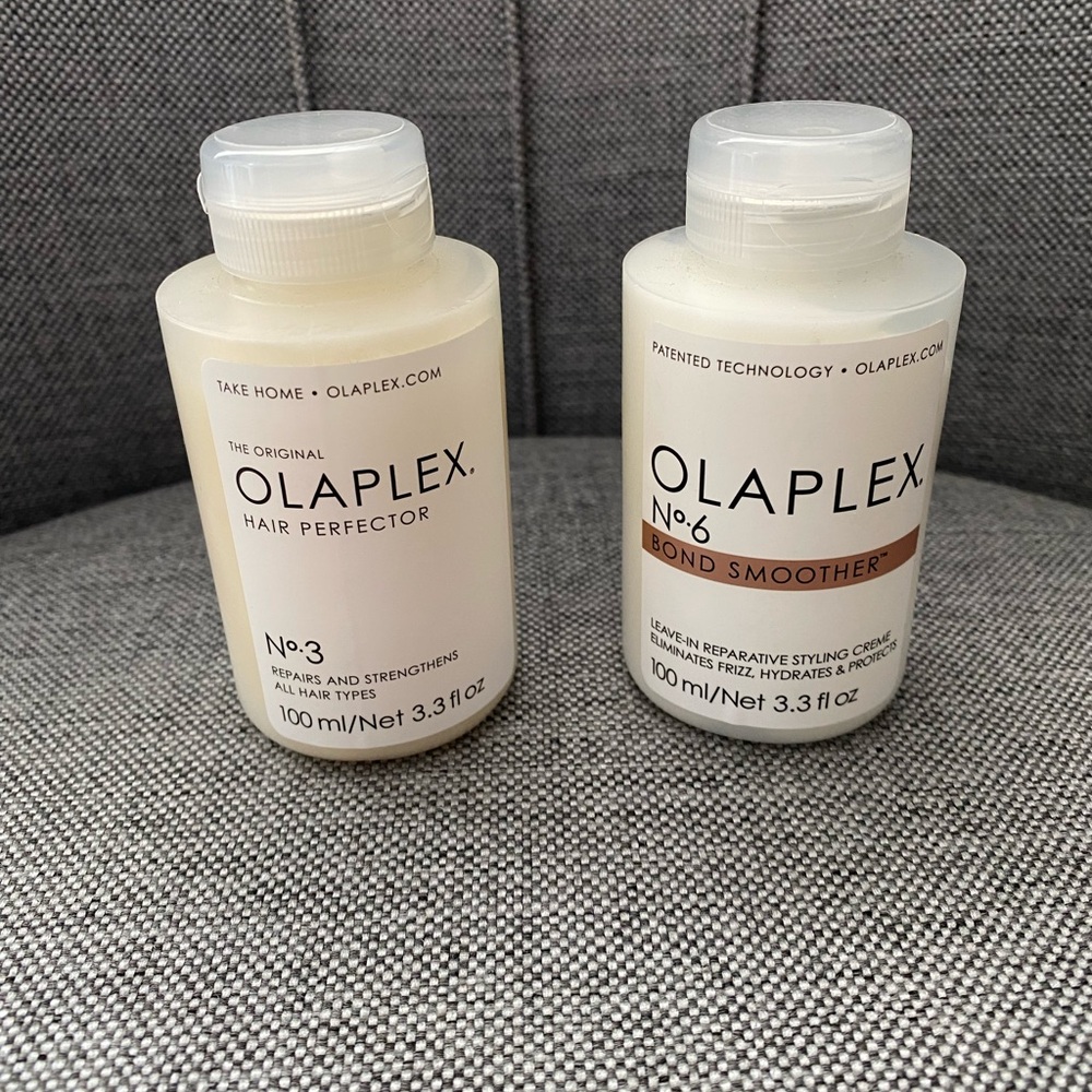 Olaplex No. 3 Hair Perfector and No. 6 Bond Smoother
